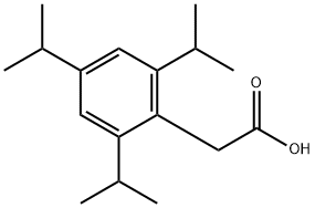 2,4,6-三異丙基苯乙酸, 4276-85-1, 結(jié)構(gòu)式