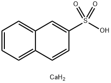 calcium di(naphthalene-2-sulphonate)  Struktur