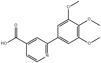 2-(3,4,5-TRIMETHOXYPHENYL)PYRIDINE-4-CARBOXYLIC ACID Struktur