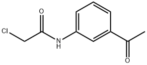 乙酰胺,N-(3-乙?；交?-2-氯- 結(jié)構(gòu)式