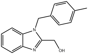 [1-(4-METHYLBENZYL)-1H-BENZIMIDAZOL-2-YL]METHANOL Struktur