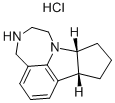 (7BR,10AR)-2,3,4,7B,8,9,10,10A-OCTAHYDRO-1H-CYCLOPENTA[B][1,4]DIAZEPINO[6,7,1-HI]INDOLE HYDROCHLORIDE Struktur