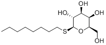 N-OCTYL-BETA-D-THIOGALACTOPYRANOSIDE Struktur