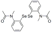 N,N'-(diselenodi-2,1-phenylene)bis(N-methylacetamide) Struktur