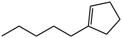 Cyclopentene, 1-pentyl- Struktur