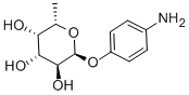 4-aminophenyl fucoside Struktur