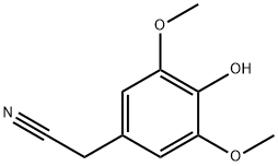 3,5-DIMETHOXY-4-HYDROXYPHENYL ACETONITRILE Struktur