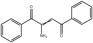 (E)-2-amino-1,4-diphenyl-but-2-ene-1,4-dione Struktur