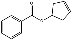 Benzoic acid 3-cyclopentenyl ester Struktur