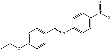 p-Ethoxybenzylidenep-Nitroaniline Struktur