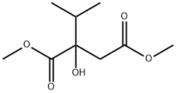 dimethyl 2-hydroxy-2-(isopropyl)succinate Struktur