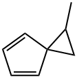 1-Methylspiro(2.4)hepta-4,6-diene Struktur