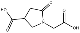 4-carboxy-2-oxopyrrolidine-1-acetic acid Struktur