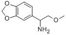 1-(1,3-benzodioxol-5-yl)-2-methoxyethanamine Struktur