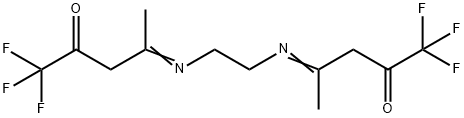 N,N'-ethylenebis(trifluoroacetylacetoneimine) Struktur