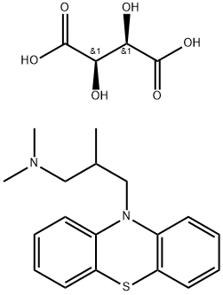 Trimeprazine tartrate  Struktur