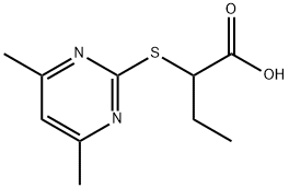 2-(4,6-DIMETHYL-PYRIMIDIN-2-YLSULFANYL)-BUTYRIC ACID