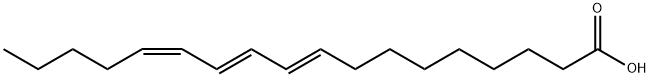 9(E),11(E),13(Z)-OCTADECATRIENOIC ACID Struktur