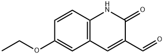 3-Quinolinecarboxaldehyde,6-ethoxy-1,2-dihydro-2-oxo-(9CI) Struktur