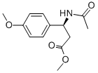 Methyl (S)-3-acetamido-3-(4-methoxyphenyl)propanoate Struktur