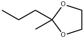 2-Methyl-2-propyl-1,3-dioxolane Struktur