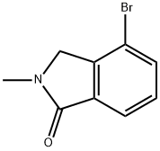 4-BROMO-2-METHYLISOINDOLIN-1-ONE Structure