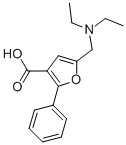 5-DIETHYLAMINOMETHYL-2-PHENYL-FURAN-3-CARBOXYLIC ACID Struktur