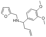 [1-(3,4-DIMETHOXY-PHENYL)-BUT-3-ENYL]-FURAN-2-YLMETHYL-AMINE Struktur