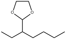 2-(1-乙基戊基)-1,3-二氧雜環(huán)戊烷 結(jié)構(gòu)式