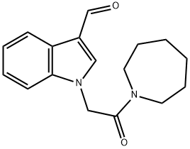 1-(2-AZEPAN-1-YL-2-OXO-ETHYL)-1H-INDOLE-3-CARBALDEHYDE Struktur