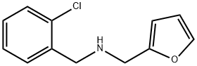 (2-CHLORO-BENZYL)-FURAN-2-YLMETHYL-AMINE Struktur