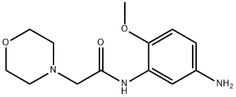 N-(5-AMINO-2-METHOXY-PHENYL)-2-MORPHOLIN-4-YL-ACETAMIDE Struktur