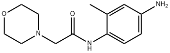 N-(4-amino-2-methylphenyl)-2-morpholin-4-ylacetamide Struktur