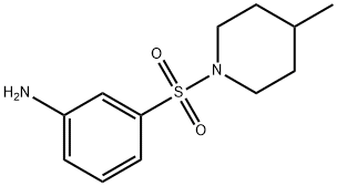 3-(4-METHYL-PIPERIDINE-1-SULFONYL)-PHENYLAMINE Struktur