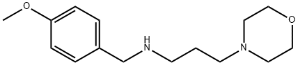 (4-METHOXY-BENZYL)-(3-MORPHOLIN-4-YL-PROPYL)-AMINE Struktur