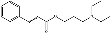 3-(diethylamino)propyl cinnamate Struktur