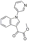 Oxo-(1-pyridin-3-yl-1H-indol-3-yl)-acetic acid methyl ester Struktur