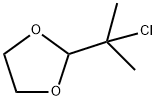 1,3-Dioxolane,  2-(1-chloro-1-methylethyl)- Struktur