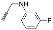 Benzenamine, 3-fluoro-N-2-propynyl- (9CI) Struktur