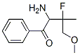 Butyrophenone,  2-amino-3-fluoro-4-methoxy-3-methyl-  (7CI,8CI) Struktur