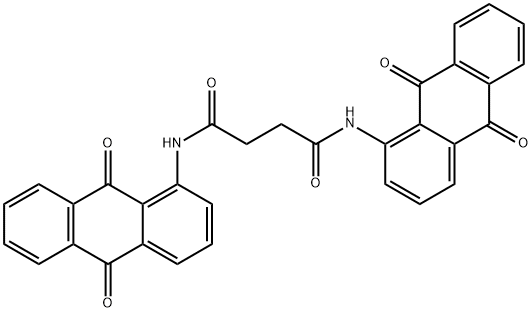 N,N'-Bis(9,10-dihydro-9,10-dioxoanthracen-1-yl)succinamide Struktur