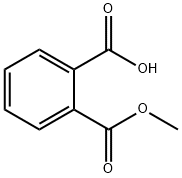 METHYL HYDROGEN PHTHALATE Struktur