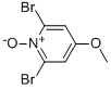 2,6-Dibromo-4-methoxypyridine-1-oxide Struktur