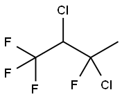 2,3-DICHLORO-1,1,1,3-TETRAFLUOROBUTANE Struktur