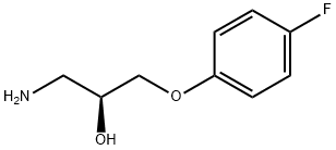 2-Propanol,1-amino-3-(4-fluorophenoxy)-,(2S)-(9CI) Struktur