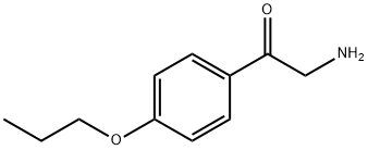 Ethanone, 2-amino-1-(4-propoxyphenyl)- (9CI) Struktur