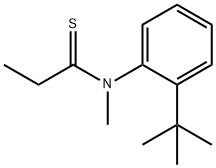 Propanethioamide,  N-[2-(1,1-dimethylethyl)phenyl]-N-methyl- Struktur