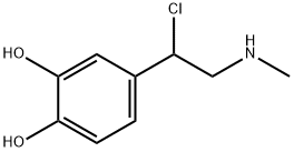 1,2-Benzenediol, 4-[1-chloro-2-(methylamino)ethyl]- (9CI) Struktur