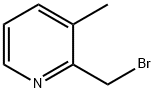 Pyridine, 2-(bromomethyl)-3-methyl- (9CI) Struktur