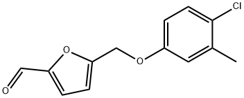 5-[(4-CHLORO-3-METHYLPHENOXY)METHYL]-2-FURALDEHYDE Struktur